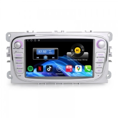 Erisin ES6668FS All-in-One Android 14 Car Stereo for Ford Mondeo Focus S/C-Max Galaxy Snapdragon 8-Core 4G LTE Hi-Fi GPS Wireless CarPlay Android Auto