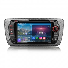Erisin ES9022S 7" 8GB+128GB Android 14.0 Car Radio for SEAT IBIZA 2009-2013 Wireless Apple CarPlay Android Auto GPS Navi 4G DAB+ DSP HiFi BT5.1