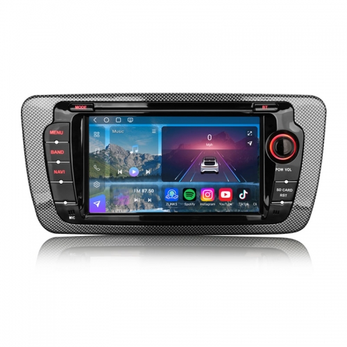 Erisin ES9022S 7" 8GB+128GB Android 14.0 Car Radio for SEAT IBIZA 2009-2013 Wireless Apple CarPlay Android Auto GPS Navi 4G DAB+ DSP HiFi BT5.1