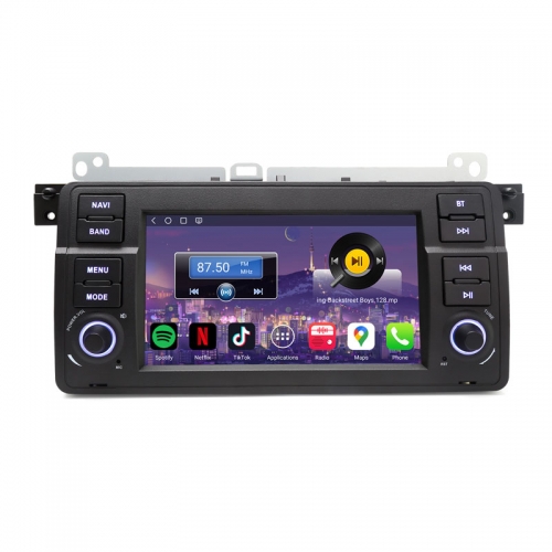 Erisin ES6646B Android 14 Snapdragon Car Radio for BMW E46 Rover 75 MG ZT 4GB+64GB Wireless CarPlay Android Auto DSP Hi-Fi Sound 4G LTE GPS Navigation