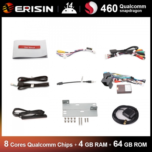Erisin ES6653B Ultimate Android 14 Head Unit for BMW X5 E53 2000