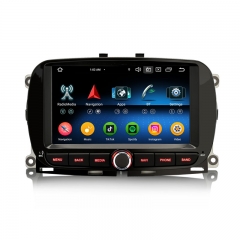 Erisin ES6551F Android 16 Car Stereo for Fiat 500 500C 500S 500E 2016-2019 and 500 Hybrid Wireless CarPlay Android Auto GPS Navi Sat BT5.1 IPS