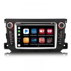 Erisin ES6533S 7" Android 16 Car Stereo for Mercedes-Benz Smart Fortwo Wireless CarPlay Android Auto DVD GPS Navi DAB+ DSP BT5.1 IPS