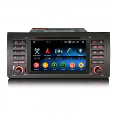 Erisin ES6553B 7" Android 16 Car Stereo DVD GPS Navi for BMW X5 E53 2000-2007 Wireless CarPlay Android Auto Radio TPMS DAB+ DSP BT5.1 IPS