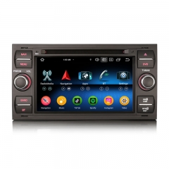 Erisin ES6566FB Android 16 Car Stereo GPS DVD CarPlay For FORD C/S-Max Fiesta Transit Focus Kuga Android Auto DAB+ WiFi DSP IPS BT5.1