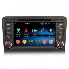 Erisin ES6573A Android 16 Autoradio Bluetooth 5.1 GPS Navi For AUDI A3 (2003-2011) S3 RS3 RNSE-PU Car Stereo DVD WiFi DSP IPS Canbus CarPlay