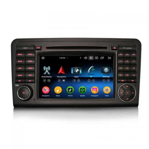 Erisin ES6583L Android 16 Car Radio Bluetooth GPS Navigation For Mercedes Benz ML-Class W164 GL-Class X164 Auto DVD Stereo WiFi DSP IPS Canbus