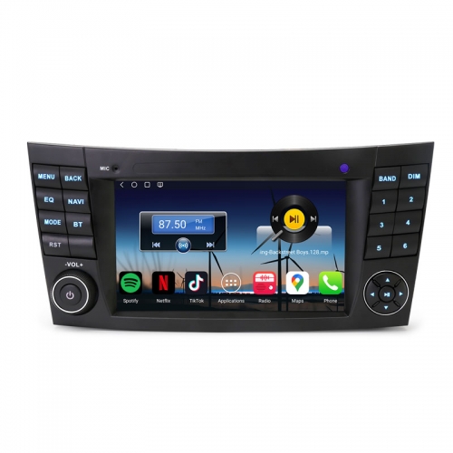 Erisin ES6681E Android 14 Qualcomm Car Stereo GPS for Mercedes Benz CLS-Class W219 E-Class W211 CarPlay AUTO Radio DSP WiFi DAB+ Canbus