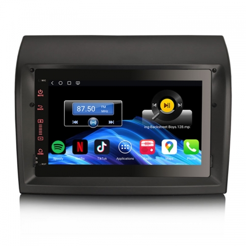 Erisin ES6674F Android 14 Qualcomm Car Stereo GPS for FIAT DUCATO CITROEN JUMPER PEUGEOT BOXER CarPlay AUTO Radio DSP WiFi DAB+ Canbus