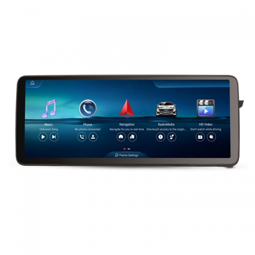Erisin ES47C45R 12.3" Android 14.0 Car Multimedia Screen Upgrade GPS For Mercedes-Benz C-Class W204 S204 2011-2014 with NTG 4.5 System WiFi 4G BT CarP