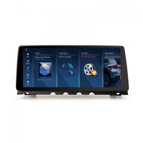 Erisin ES4701i 12.3" Android 14.0 Car Multimedia Player Screen Upgrade GPS For BMW 7 Series F01/F02 CIC System WiFi 4G BT CarPlay Auto Radio