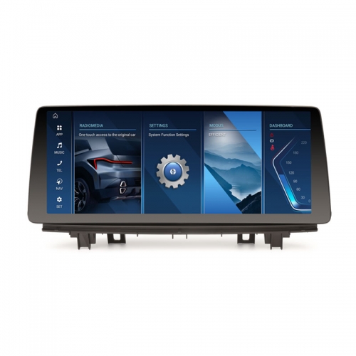 Erisin ES4748N Android 14.0 Car Multimedia Player Screen Upgrade GPS For BMW X1 F48 NBT Sytem WiFi 4G BT CarPlay Android Auto Radio