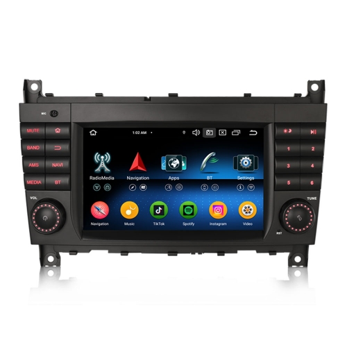 Erisin ES5569C IPS Screen Android 16 Car Stereo GPS SatNav Radio For Mercedes Benz CLC C-Class W203 G-Class W463 DSP Wireless CarPlay Auto BT5.0