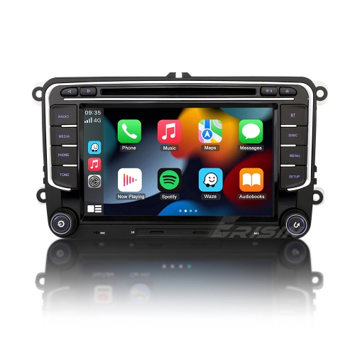 Erisin ES635V 7" MIPI Screen Linux Car Stereo GPS SatNav Radio For VW Sharan Jetta Seat Skoda DSP YouTube Wireless CarPlay Auto Bluetooth 5.1