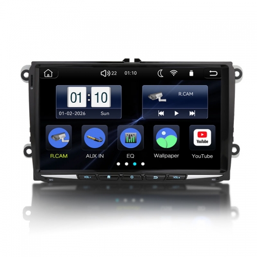 Erisin ES691V 9" MIPI Screen Linux Car Stereo GPS SatNav Radio For VW Sharan Jetta Seat Skoda DSP YouTube Wireless CarPlay Auto Bluetooth 5.1