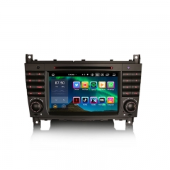 Erisin ES8569C 7" DSP Android 14.0 Car Stereo DVD CarPlay & Auto GPS 4G DAB+ For Mercedes Benz C-Class CLC W203 CLK W209