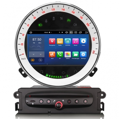 Erisin ES8518M 8-Core Android 14.0 Autoradio GPS Wireless CarPlay Auto Stereo SWC DTV DSP For BMW Mini Cooper DVD 4G LTE Slot IPS BT5.0