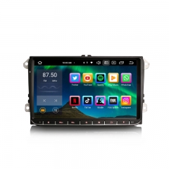 Erisin ES8528V 8-Core Android 14 DAB+ Autoradio GPS Wireless CarPlay Stereo SWC DTV DSP For VW Passat Polo Golf 5/6 Jetta Tiguan Eos T5 Seat Skoda