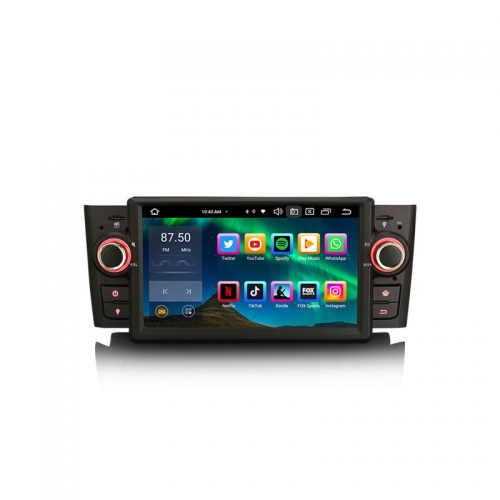 Erisin ES8523L 7" IPS Android 14.0 Car Stereo For Fiat Punto Linea Radio GPS 4G SIM Slot WiFi DSP 64G Wireless CarPlay & Auto