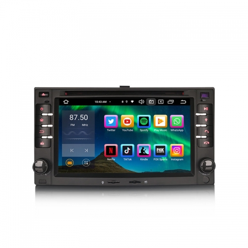 Erisin ES8532K Android 14.0 Car Multimedia Player For KIA SORENTO RONDO SPORTAGE X-TREK Stereo GPS CarPlay Auto Radio WiFi 4G DSP