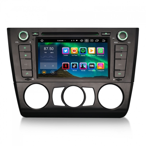 Erisin ES8540B Android 14.0 Car Radio For BMW 1 Serie E81 Hatchback E82 E88 DVD Multimedia CarPlay Auto 4G BT5.0 DSP GPS IPS