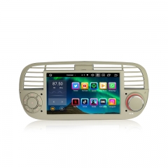 Erisin ES8550FW 7" Android 14.0 IPS Autoradio GPS For Fiat 500/500C/500S 500E Stereo SWC DTV DSP Bluetooth 4G Wireless CarPlay Auto