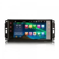 Erisin ES8576J 8-Core Android 14.0 Car Multimedia Stereo For Jeep Compass Wrangler Chrysler Dodge DAB Autoradio GPS Wireless CarPlay SWC DTV DSP