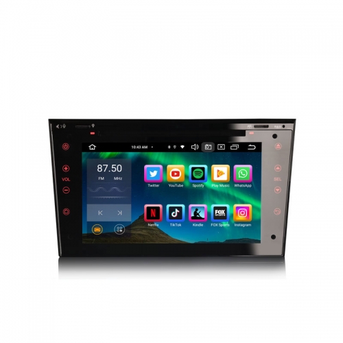 Erisin ES8573P 7" Android 14.0 Car Radio For Opel Antara Zafira Vectra Signum DSP CarPlay & Auto GPS DVD TPMS DAB+ 4G SIM IPS BT5.0
