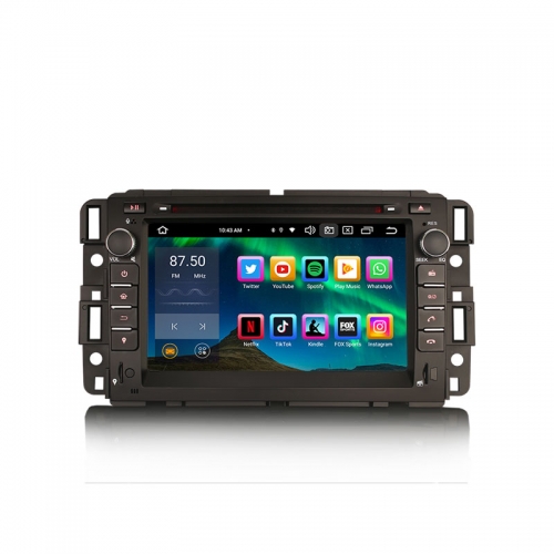 Erisin ES8574C Android 14.0 Car Stereo SWC For Chevrolet Silverado Buick GMC HUMMER H2 Wireless CarPlay Auto Radio GPS BT5.0 4G