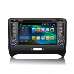 Erisin ES8579T 7" IPS Android 14.0 Car Radio For AUDI TT MK2 DSP Wireless CarPlay Auto TPMS DAB+ 4G LTE DVD GPS System