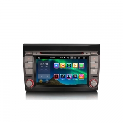 Erisin ES8571F 7" IPS DSP Android 14.0 Car DVD Player For Fiat Bravo CarPlay Auto GPS Stereo BT5.1 4G Dual Band WiFi