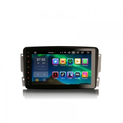 Erisin ES8587C Android 14 IPS Autoradio GPS Wireless CarPlay Stereo For Mercedes Benz G-Class W463 C-Class W203 S203 Viano Vito SWC DTV DSP