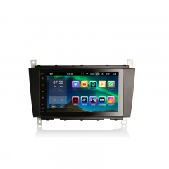 Erisin ES8589C IPS Android 14 DAB+ Autoradio GPS Wireless CarPlay Stereo For Mercedes Benz C-Class CLC W203 G-Class W463 Multimedia SWC DTV DSP