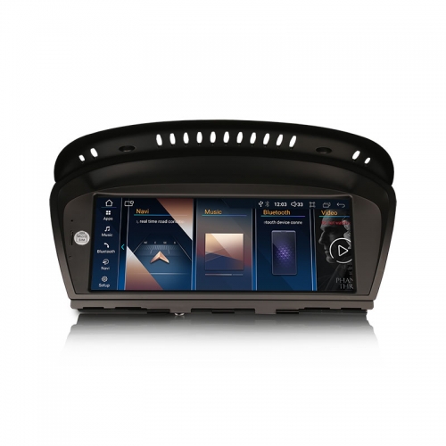 Erisin ES3360C Qualcomm Snapdragon Android 14 Car Stereo for BMW CCC E90 E91 E92 E93 E60 E61 E63 E64 GPS Satnav BT5.0 CarPlay AUTO WiFi DSP