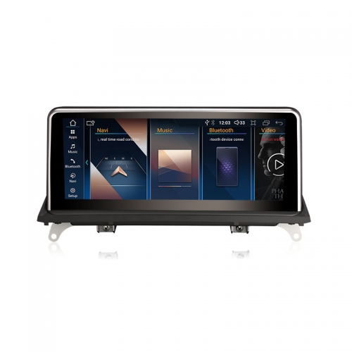 Erisin ES3370I 10.25 HD 2K IPS Android 14 Car Stereo for BMW BMW X5 E70 X6 E71 CIC GPS Satnav Bluetooth 5.0 CarPlay Android AUTO WiFi