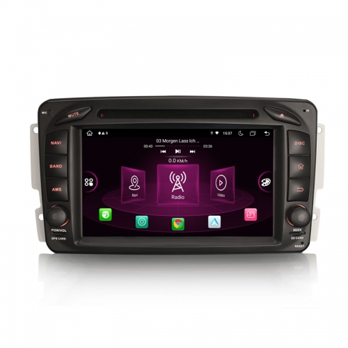 ES8916C Android 14.0 Car Stereo GPS Radio DVD For Mercedes Benz C-Class CLK G-Class Viano Vito DSP Autoradio Wireless CarPlay 4G LTE OBD Bluetooth