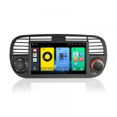 Erisin ES8905FB 7" Android 14.0 Car GPS Stereo For Fiat 500/500C/500S 500E Wireless CarPlay Auto Radio  Bluetooth 4G SIM Card SWC DTV DSP