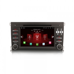 Erisin ES8914C 7" IPS Screen 8-Core Android 14.0 Car DVD Player GPS For Porsche Cayenne 4G LTE DPS Wireless CarPlay Auto Radio