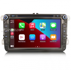Erisin ES8915V 8" IPS Screen Android 13.0 Car Stereo GPS For VW Sharan Tiguan Seat Altea Skoda Superb DVD Player 4G LTE Wireless CarPlay Auto Radio