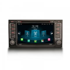 ES8906T 7" IPS Screen Android 14.0 Car Stereo GPS SatNav Radio For VW TOUAREG T5 Multivan DSP 4G LTE Wireless CarPlay Auto Bluetooth