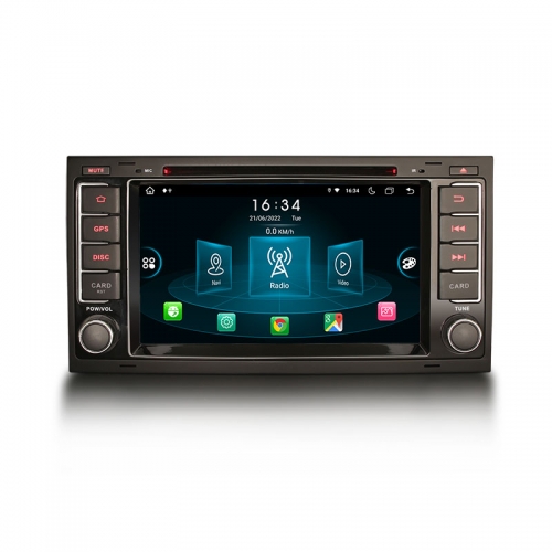 ES8906T 7" IPS Screen Android 14.0 Car Stereo GPS SatNav Radio For VW TOUAREG T5 Multivan DSP 4G LTE Wireless CarPlay Auto Bluetooth