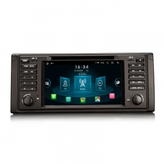 Erisin ES8939B 7" Android 14.0 Car Multimedia System CarPlay Autoradio BMW E39 E53 M5 Auto GPS TPMS DVR DAB+ DSP IPS Canbus