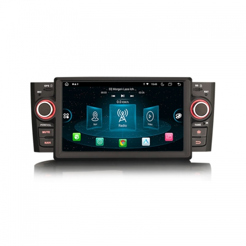 ES8923L 7" IPS Screen Android 14.0 Car Stereo GPS SatNav Radio Fiat Punto Linea DSP 4G LTE Wireless CarPlay Auto Bluetooth