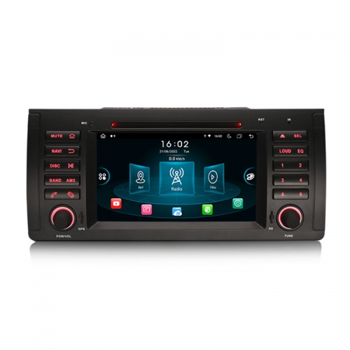 Erisin ES8953B 7" BMW X5 E53 Android 14.0 Car Stereo CarPlay & Auto Radio GPS 4G DAB+ DSP Canbus BT5.0 IPS Screen