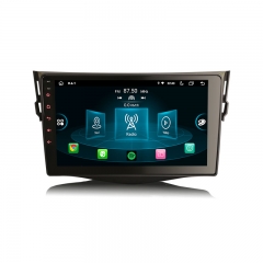 Erisin ES8934R 8-core 9" Android 14 Autoradio GPS CarPlay WiFi DAB+ Navi IPS DSP For TOYOTA RAV4 Car Stereo BT5.0 4G RDS