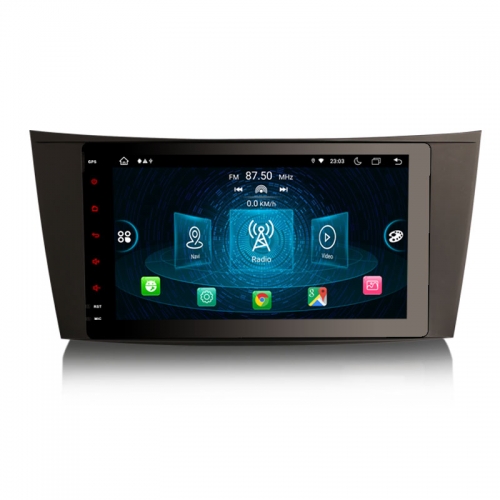 Erisin ES8980E 8" IPS DSP Android 14.0 Car Stereo GPS Navigation For Mercedes-Benz CLS Class W219 E W211 Wireless CarPlay Auto Radio 4G LTE