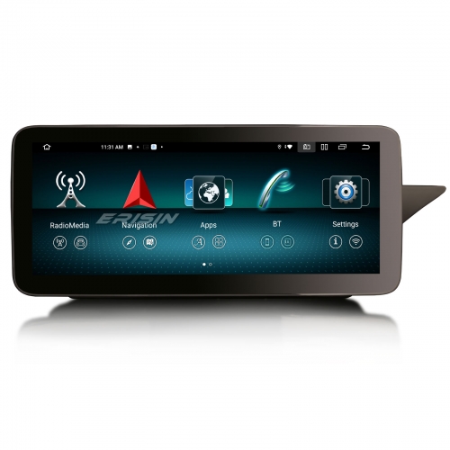 Erisin ES46E40R Mercedes-Benz Right-Hand-Drive Android 14 Car Multimedia GPS For E-Class W212 S212 2009-2012 NTG 4.0 Stereo WiFi Wireless CarPlay AUTO