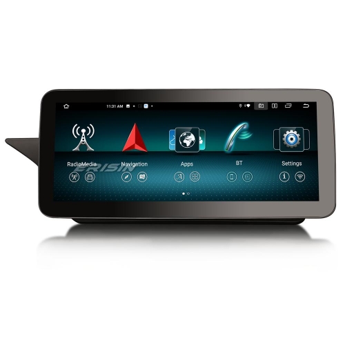 Erisin ES46E25L Android 14.0 Mercedes-Benz Car Multimedia Player Screen Upgrade GPS E-Class W207 C207 A207 2013-2015 NTG 4.5 System WiFi 4G BT CarPlay