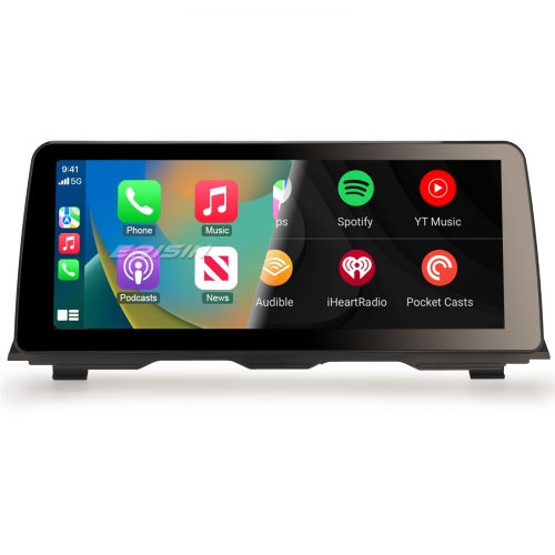 Erisin ES4610i 12.3" Android 14.0 Car Multimedia Player Screen Upgrade GPS For BMW 5 Series F10/F11 CIC System WiFi 4G BT CarPlay Auto Radio