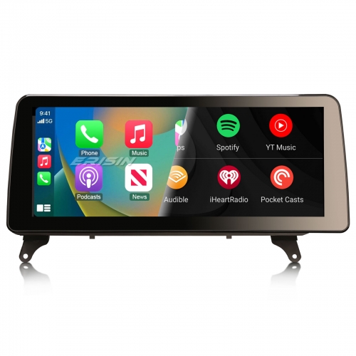 Erisin ES4670IR Right-Hand-Drive Android 14.0 Car Multimedia Player Screen Upgrade GPS For BMW X5 E70 BMW X6 E71 CIC Carplay Auto SWC Wifi IPS